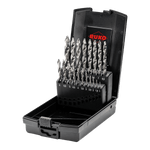 RUKO Ultimatecut Twist Drill Set DIN 338 Type FLOWSTEP® HSS-G In Plastic Case 19 Pce