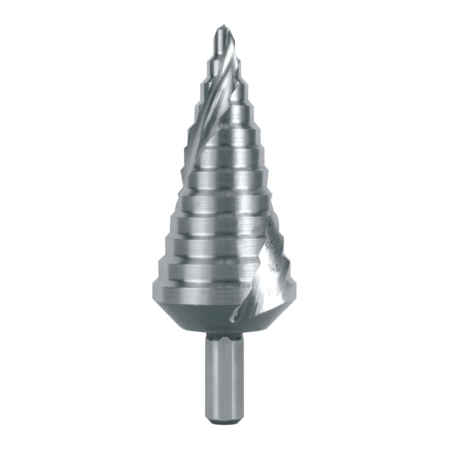 RUKO Step Drills HSS Spiral Fluted With Split Point No. 9
