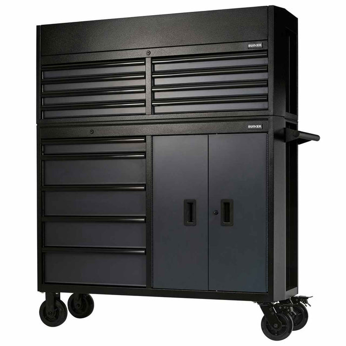 Draper 24256 Bunker 13 Drawer Combined Roller Cabinet and Tool Chest 52