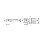 Toptul 6 Point CR-V Deep Socket 1/4in Dr. x 5mm x 50mm