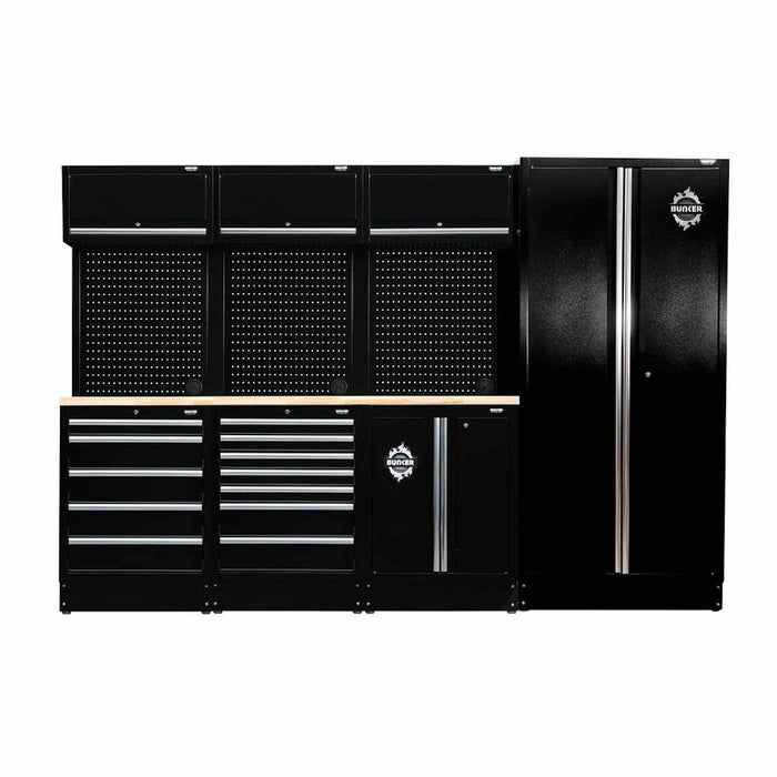 Draper 27203 5 Piece Bunker Modular Storage Combo with Worktop 2955mm