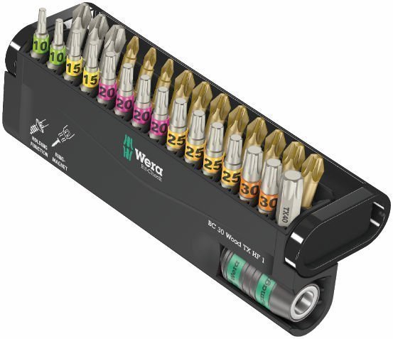 Wera Bit-Check 30 Wood TX HF 1 30 Pce