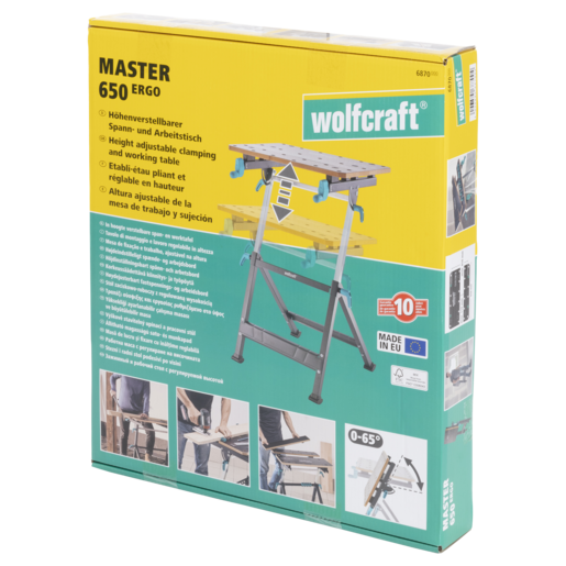 Wolfcraft MASTER 650 ERGO Clamping and Working Table *COMING SOON*