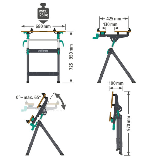 Wolfcraft MASTER 750 ERGO Clamping and Machine Table *COMING SOON*