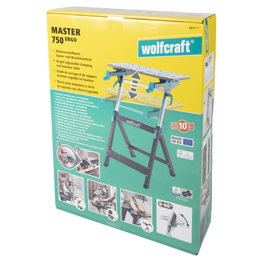 Wolfcraft MASTER 750 ERGO Clamping and Machine Table *COMING SOON*