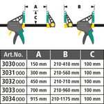 Wolfcraft PRO L One-Hand Clamp 300mm *COMING SOON*