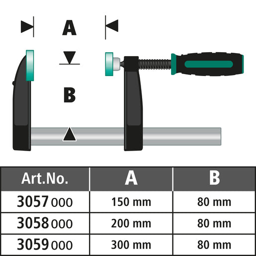 Wolfcraft Screw Clamp 300mm *COMING SOON*