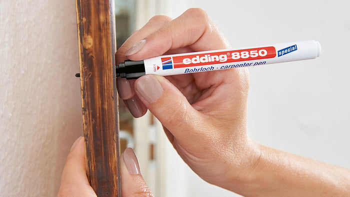 edding e-8850/1 Carpenter Pen, Black