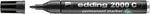edding e-2000C Permanent Marker, Black