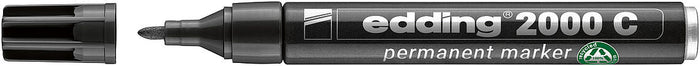 edding e-2000C Permanent Marker, Black