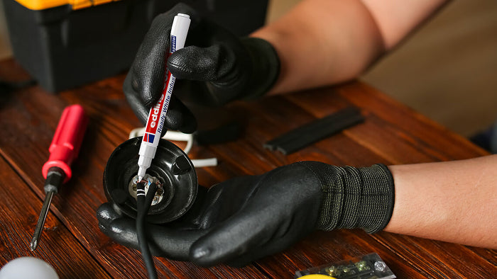 edding e-8046 Ready White Industry Pen