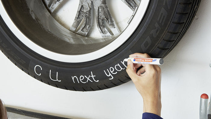 edding e-8050 Tyre Marker, White