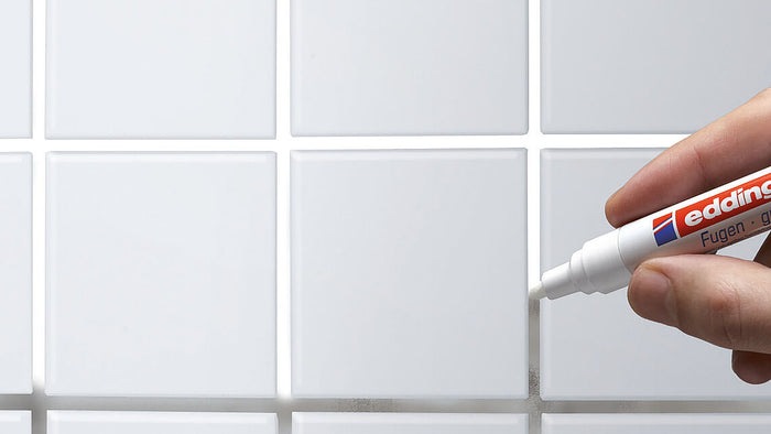 edding e-8200/1  Grout Marker, White