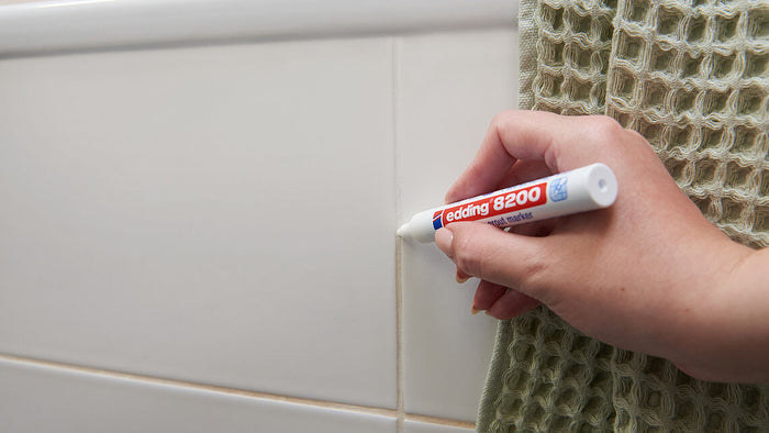 edding e-8200/1  Grout Marker, White