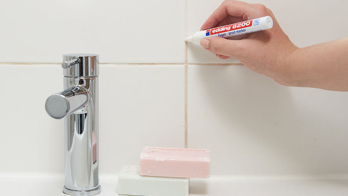 edding e-8200/1  Grout Marker, White