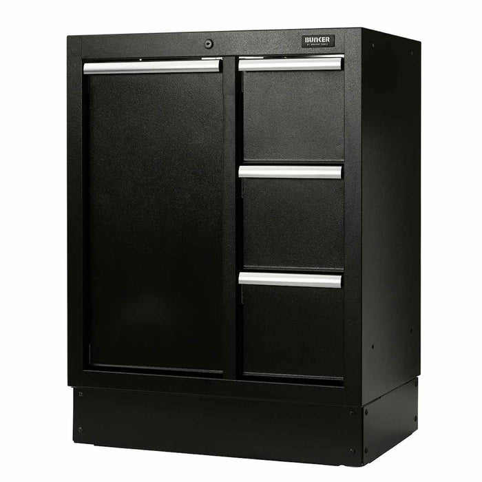 Draper 18843 Bunker Modular Power Tool Base Cabinet 4 Drawer 680mm