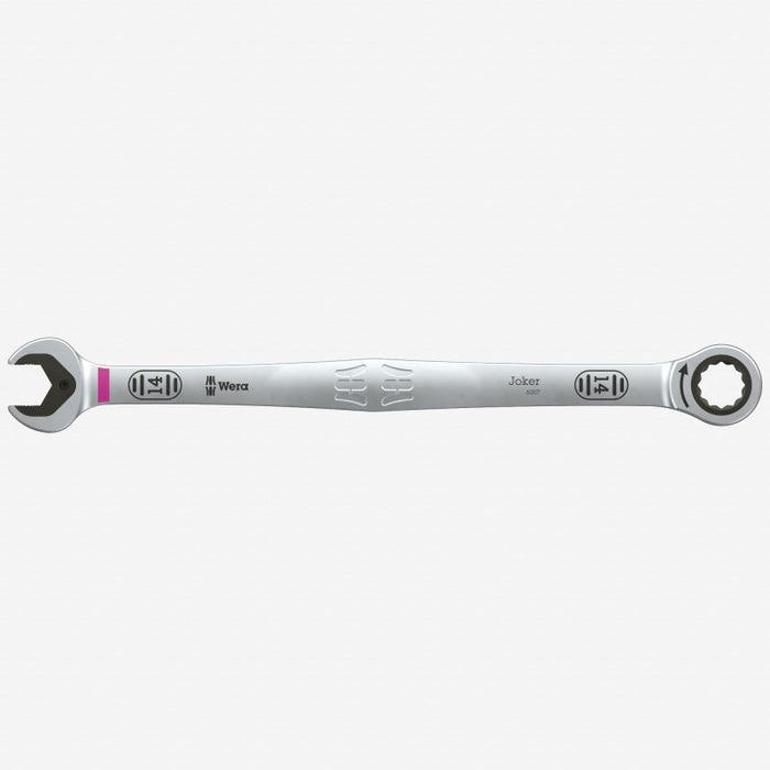 Wera 6007 Joker 14mm Ratcheting Combination Spanner Long Design 020357
