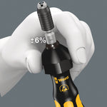 Wera Series 7400 ESD Adjustable Torque Screwdriver 10.0-34.0 Ncm Halfmoon Drive 074786