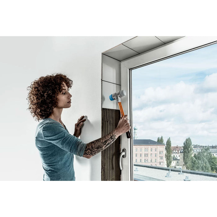 Halder SIMPLEX Soft-Face Mallet Aluminium Housing & Wooden Handle TPE-Soft/TPE-Mid 850g