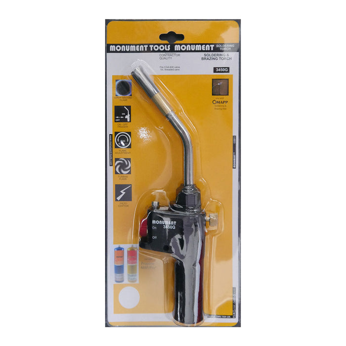 Monument CGA600 Contractor Gas Torch 1in Thread 3450G