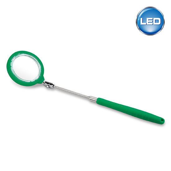 Toptul Magnifying Telescoping Inspection Mirror (55mm) with LED Light 268-955mm