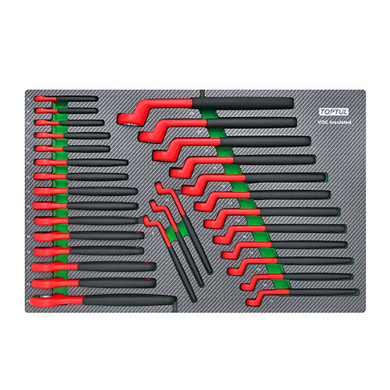 Toptul Insulated VDE Offset Spanner & Open End Wrench Set EVA