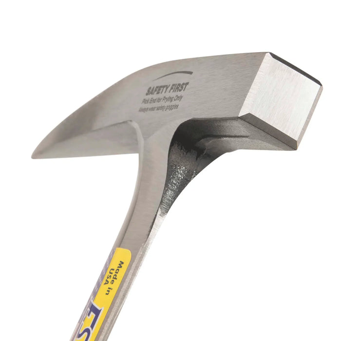 Estwing 13 Oz Lightweight Leather Grip Rock Pick Milled Face (German Pattern - Leather)