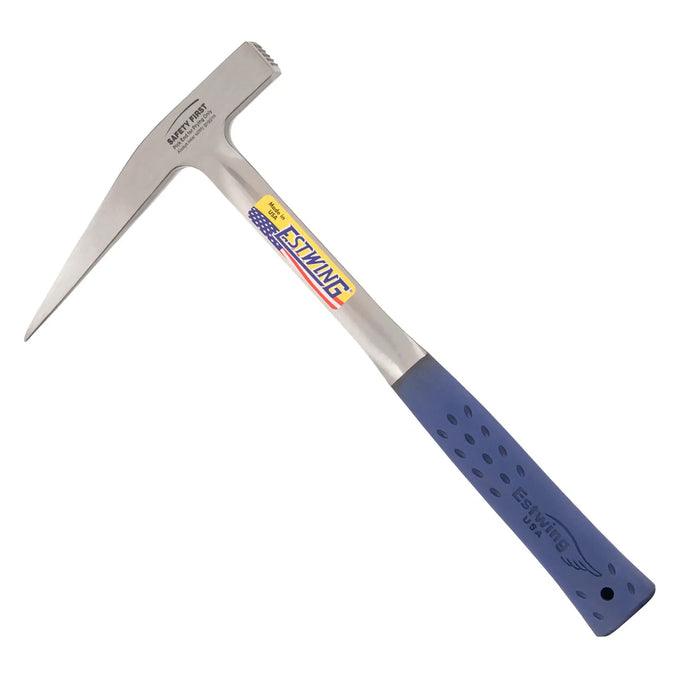 Estwing 13 Oz Lightweight Rock Pick Pointed Tip Milled Face Nylon - Vinyl Grip