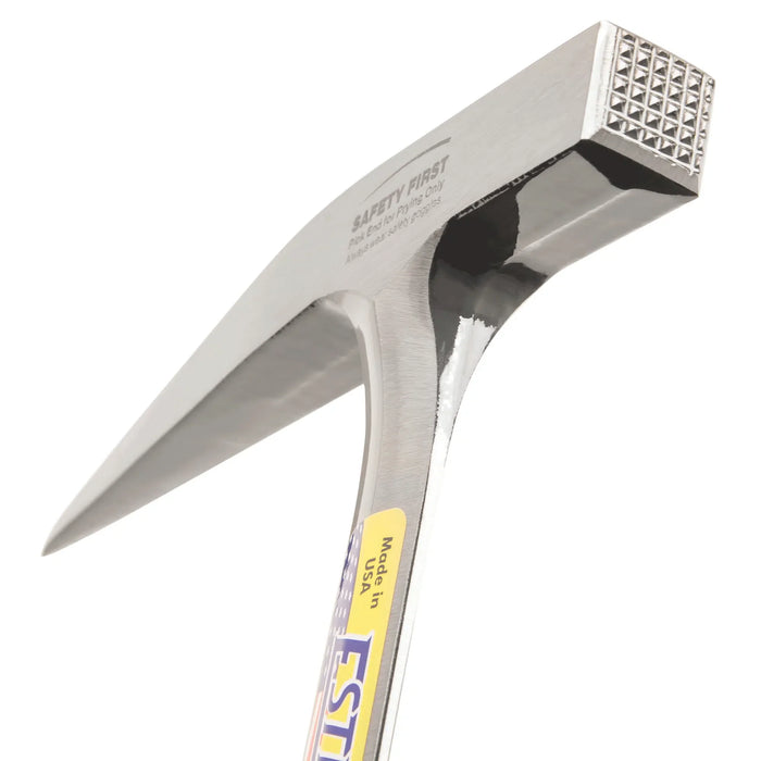 Estwing 13 Oz Lightweight Rock Pick Pointed Tip Milled Face Nylon - Vinyl Grip