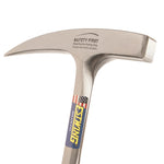 Estwing 22 Oz Rock Pick Pointed Tip with Orange Shock Reduction Grip