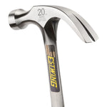 Estwing 20 Oz Curve Claw Hammer With Leather Grip