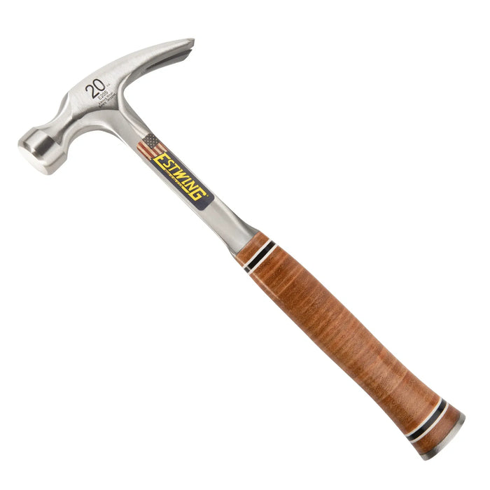 Estwing 16 Oz Rip Claw Hammer With Leather Grip