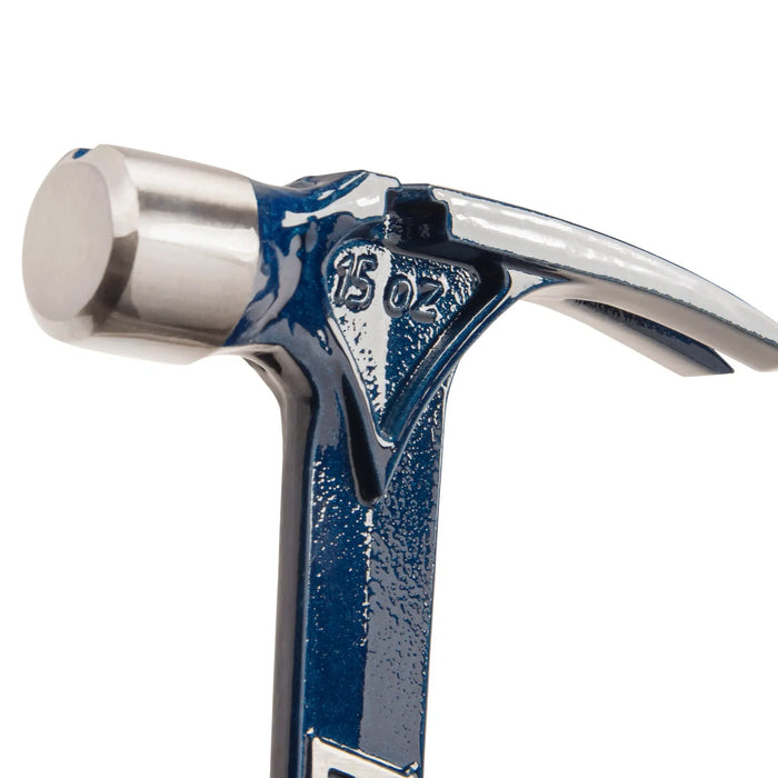 Estwing 19 Oz Blue Vinyl Gripped Ultra Framing Hammer With Milled Face