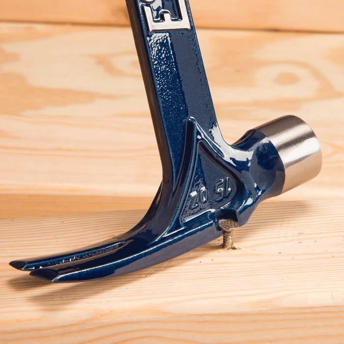 Estwing 19 Oz Blue Vinyl Gripped Ultra Framing Hammer With Milled Face