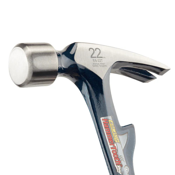 Estwing 22 Oz Smooth Face Hammertooth® Nylon-Vinyl Grip Regular Length