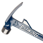 Estwing 22 Oz Solid Steel Hammertooth® Hammer With Milled Face & Blue Nylon Vinyl Shock Reduction