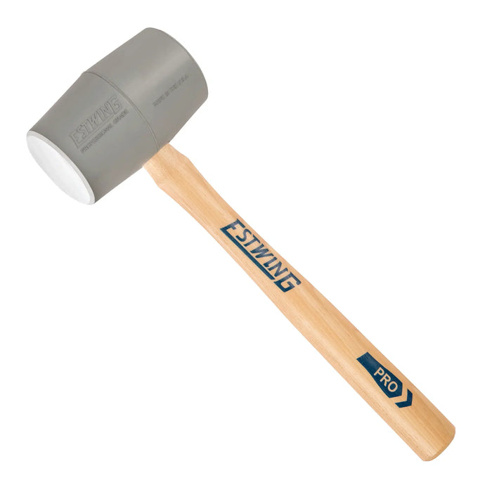 Estwing 12 Oz No-Mar Deadhead Rubber Mallet Wood Handle (Grey)