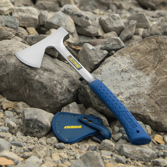 Estwing Camper's Axe All Steel with Shock Reduction Grip 18.75in