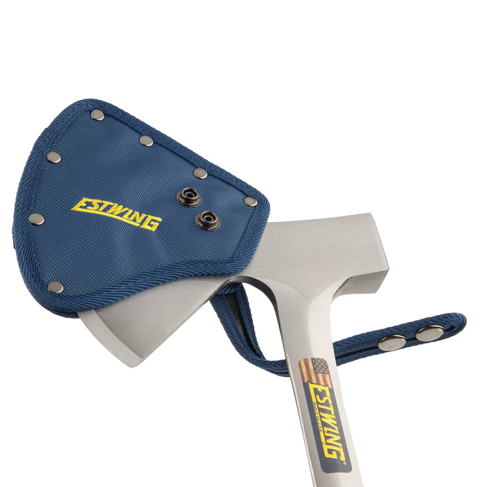 Estwing Camper's Axe Solid Steel Long Handle with Sheath 26in