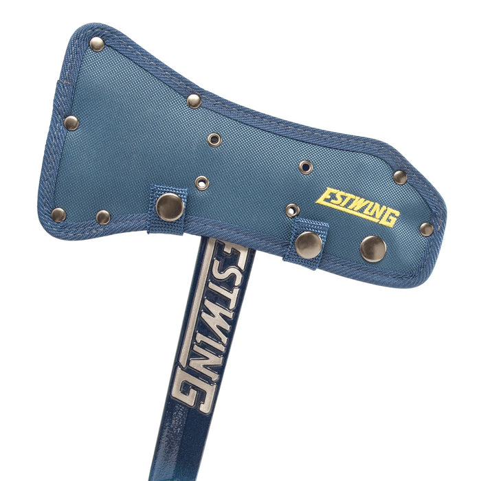 Estwing Black Eagle Tomahawk Axe with Blue Shock Reduction Grip