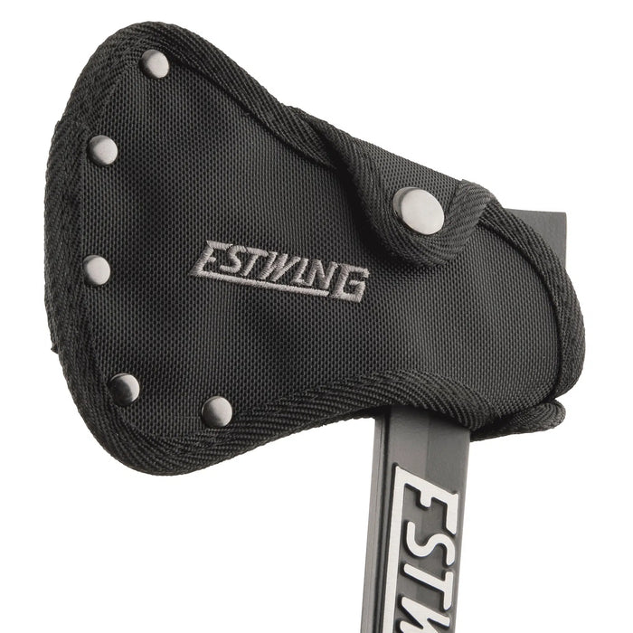 Estwing 15in Camper's Axe with Tent Stake Puller - Orange