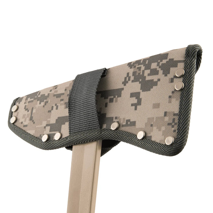 Estwing Black Eagle Tomahawk Axe with Desert Sand Shock Reduction Grip