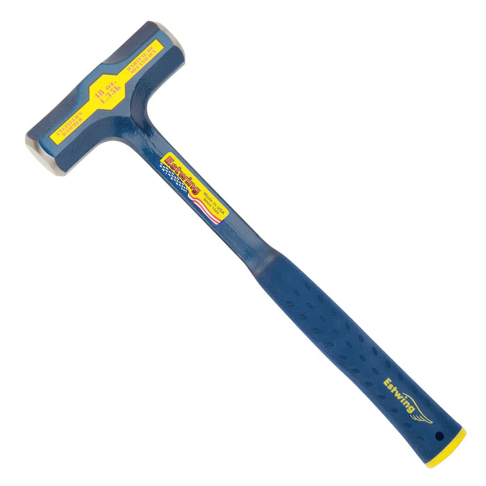 Estwing 48 Oz Solid Steel Engineers Hammer With Blue Nylon Vinyl Grip And End Cap