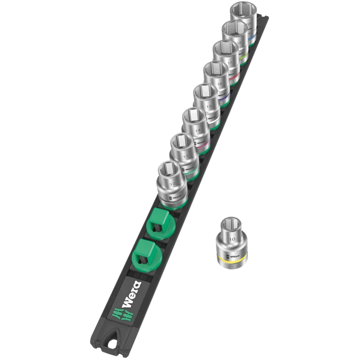 Wera Magnetic Socket Rail C 4 Zyklop Socket Set 1/2