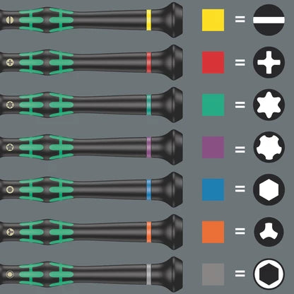 Wera 2067 Micro Torx® HF Precision Screwdriver with Holding Function for Electronic Applications TX8x60mm 118184