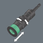 Wera 881/4/1 SB Bit Holder with Variable Screw Depth Limitation 130002