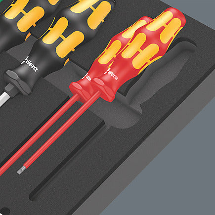 Wera 9710 Foam Insert Screwdriver Set 1 18 Piece 150101