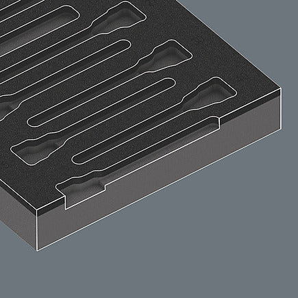 Wera 9723 Foam Insert Zyklop B 3/8