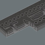 Wera 9727 Foam Insert 8007 A VDE Zyklop VDE Ratchet Set 1, 1/4