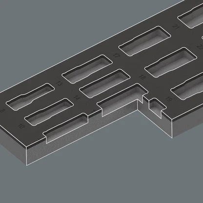 Wera 9728 Foam Insert Zyklop B 3/8
